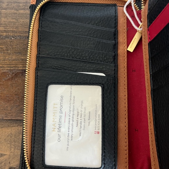 Hammitt Bryant Wristlet Wallet North End Brushed Gold NWT - Picture 12 of 14